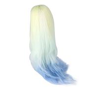 TYCIONG 1/3 Doll Wig Beautiful Lemon Yellow Gradient Color Soft High Temperature Silk for Doll Styling, Cross Dressing