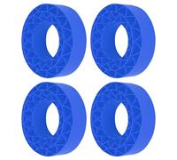 TYCIONG 1. Silicone Tire Insert Vibrant Color Set Effortless Installation for RC Vehicles 106x42mm 4Pcs (Blue)