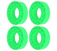 TYCIONG 1. Silicone Tire Insert Vibrant Color Set Effortless Installation for RC Vehicles 106x42mm 4Pcs (Green)