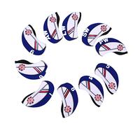 TYCIONG 10PCS Portable Lightweight Putter Head Cover with Dual Color Design for Travelers 5.51x2.76inch (Royalblue)