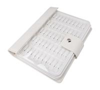 TYCIONG 150 Colors Nail Color Display Book, Professional Gel Polish Card with Interchangeable Fake Tips, ABS+PU Leather Cover for Salon Nail Art Designs