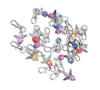 TYCIONG 20PCS Cute Angel Wing Keychain Set with Cards and Gift Bags for Wedding Charm Party Favors, Zinc Alloy Pendant Baby Shower Bridal Shower, 2.3in, As Shown in the Picture