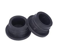 TYCIONG 2Pcs Black Pool Ladder Rubber Bumper Ladder Rubber Stopper Ladder Rubber Guard Easy to Install Anti-Slip Replacement for Swimming Pool Ladders with Durable Rubber Material