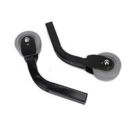 TYCIONG 2pcs Mobility Scooter Wheels Universal Rear Caster Anti-Slip Wheels for Electric Wheelchair with ABS + Metal Material 22mm Tube Diameter