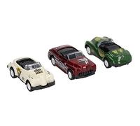 TYCIONG 3 Pieces Children Alloy Pull Back Car Toy Realistic Simulation No Battery Needed Child Sliding Car Model for Playground and Streetscape