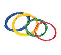 TYCIONG 4 Pcs AC Copper Pipe Bender Set, 1/4in 3/8in 1/2in 5/8in 13ft Long PE Plastic Tube Bending Tool, with Reusable and High Strength Design, for Air Conditioning Units Pipe Bending