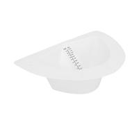 TYCIONG 40oz 1200ml Urine Collection Hat Specimen Collector Pan Leakproof Sturdy Plastic with Clear Measurement Markings for Women Toilet Stool Sample Vomit Feces