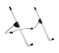 TYCIONG Adjustable Foldable Aluminum Tablet Stand Holder Heat Dissipation Tablet Support for Desk (Black)