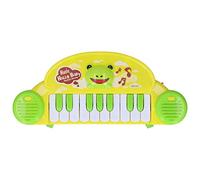TYCIONG Baby Piano Mini Keyboard 10 Keys Cultivating Music Education ABS Material for Kids (Green)