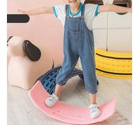 TYCIONG Balance Trainer Kids Rocker Board for Enhanced and Health At Home, PE Material, 60kg Load, Indoor Exercise Toy (Pink)