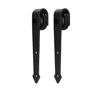 TYCIONG Barn Door Carbon Steel Pulley Roller Kit with Silent Sliding Function for Home Improvement 2Pcs