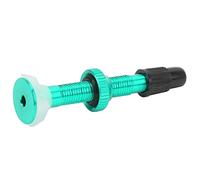 TYCIONG Bicycle Tubeless Valve Stems with Silicone Base, Lightweight Presta Valve Adapter for, Road Bike, 40mm Length, 6g Weight (Green)