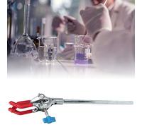 TYCIONG Clamp Secure Wrap for Three Finger Beakers Extension Rod Experiment Process for Chemistry Material Zinc Alloy