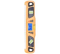 TYCIONG Digital Level with Strong Magnet, 3 Modes Slope Switching 0.05° Resolution, Wide Measuring Range for Home Decoration Garden Industrial Work (Orange)