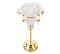 TYCIONG Dollhouse Miniature LED Chandelier Decorative Lighting for Dollhouse Flooring, Energy Efficient Battery Operated Chandelier 1:12 Scale for Enthusiasts