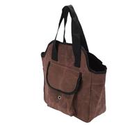 TYCIONG Garden Tool Bag, Heavyweight Waxed Canvas Tool Carrier with 6 Interior 3 Exterior Pockets, for Home Gardening and Outdoor Use