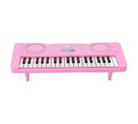 TYCIONG Kids Piano Toy 37 Keys Educational Music Instrument for Developing Hand Eye Coordination and Confidence Suitable for Children Ages 3+ Plastic Material (Pink)