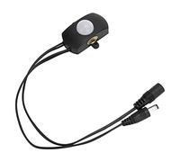 TYCIONG LED Infrared Motion Sensor for Smart Lighting Control in Corridor, Toilet, and Kitchen DC6V-24V (Black)