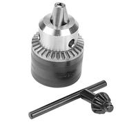 TYCIONG Mini Key Type Electric Drill Chuck Wear Resistant and Anti-Impact 3-16mm Chuck for Electric Power Drill, Applicable for Machine, Fine Workmanship, Stainless Steel Material (3-16 1/2-20UNF)