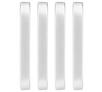 TYCIONG Modern Stylish Aluminium Alloy Door Handle Set for Cabinet Drawer, Durable Handle for Closet, 4Pcs Matte Cabinet Pull for Drawer 3.8in, Made of Material