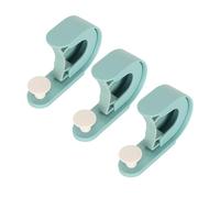 TYCIONG Multipurpose Self Adhesive Broom Mop Holder Prevent Slip for Home Bathroom Kitchen Garden 3Pcs (Blue)