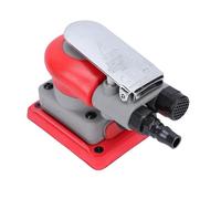 TYCIONG Pneumatic Random Orbital Sander, Light Weight Palm Sander with High Speed Eccentric Rotating 10000rpm, for Stone Polishing 75x100mm Red