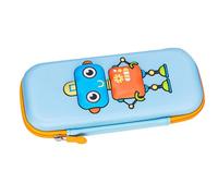 TYCIONG Portable 3D Robot Pencil Case with Large Capacity Cartoon Box Pen Holder for Kids, Girls, Boys, the light blue, Casual