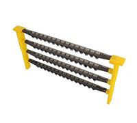 TYCIONG Queen Rearing Frame, 60Pcs Queen Cell Kit Plastic Lightweight Frame for Beekeeping, with Non Material for Queen Bee Breeding