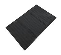 TYCIONG Silicone Non Slip Dish Drying Mat Efficient Drainage for Kitchen Counter Foldable Silicone Bowl Dish Drain Pad for Small Kitchens (Black)
