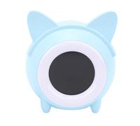 TYCIONG Sleep Trainer Alarm Clock Night Light Sound Machine for Toddlers Blue Cute Cat ABS Material