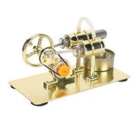 TYCIONG Stirling Engine Model Educational Physics Toy for Kids Science Experiment Stainless Steel