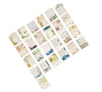 TYCIONG Vintage Retro Scrapbooking Paper for Custom DIY Projects, 50 Sheets Vintage Scrapbook Pad for Scrapbooking Notes (Type 2)