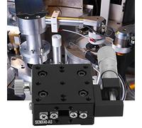 TYCIONG X Micrometer Manual Fine-Tuning Cross Roller Precision Linear Stages 40 * 40mm for Production Machinery, Testing Equipment, and Optical Experimentation