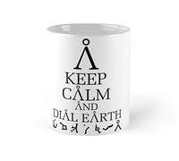 TYCLTY Stargate SG1 - Keep Calm and Dial Earth Mug - 11oz Mug - Made from Ceramic - Best gift for family friends 11 oz Mug, waYanl-375, BZ305