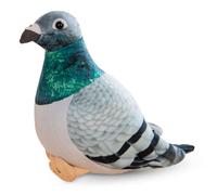 TYCMUNNU 20cm Pigeon Plush Toy Simulation Pigeon Ornaments Pigeon Plush Doll Soft and Cute Peace Bird Animal Cute Pigeon as Gift for Kids