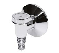 Tycner Chrome Washing Machine Dishwasher Waste Pipe Drain Trap Kit Self Cutting