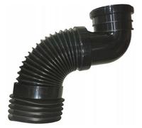 Tycner Pan Connector Soil Pipe Harmonica Flexible Elbow 90/110mm Flush-Mounted Frame