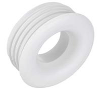 Tycner Polypipe Boss Pipe Rubber Connector Pushfit Waste Adapter Reducer White 40mm X 32mm