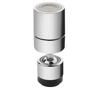 Tycner Universal M24X1 F22X1 Aerator Two Function 360Deg Chromed Brass Water Saving Tap