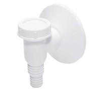 Tycner White Washing Machine Dishwasher Waste Pipe Drain Trap Kit Self Cutting
