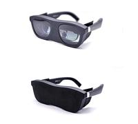 Tyco Tech Premium Light Blockers for Xreal One & One PRO AR Glasses, TPU Rubber, Full and Open Versions, Black, One Size