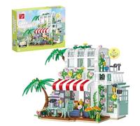 TYCOLE Flower House Building Set with LED Lights, 705PCS Garden House Construction Toy, Creative Model Kits for Friends, Kids, Boys, Girls Age 6+, Birthday