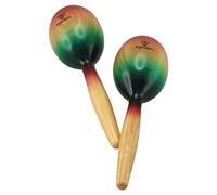 Tycoon Percussion TMW-S Wooden Maracas - Rainbow Finish