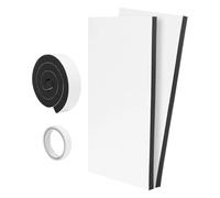 TyCylKu AC Window Seal Kit | 17x9 Inch 2 Piece Sound Absorbing High-Density - Window Unit Insulation Panels,for Office Dormitory Home Apartment, Prevent Air Leakage
