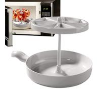 TyCylKu Bacon Wizards Microwave Bacon Cooker PP 26x18x3.7cm Microwave Bacons Cooker, Microwaves Bacons Cookers Tray, Bacones Rack Bacones Crisper with Silicone Brush Special Clip for Oven Cooking