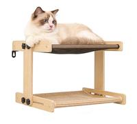 TyCylKu Cat Window Perch | Indoor Pet Sleeping Hammock Furniture,Cat Perch Hammock - for Farmhouse Apartment Living Room Bedroom Balcony Study Bedside Cabinet Windowsill