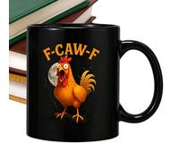 TyCylKu Chicken Mug Funny | 11oz Ceramic Coffee Cups - Drinking Cups Halloween - for Study Living Room Teachers Students Office Restaurant Hotel Collectors Birthday Gathering Christmas Halloween