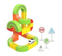 TyCylKu Christmas Train Set - Electric Educational Toys,STEM Learning Race Train Set,for Kids Boys Girls Kindergarten Preschool Classroom Nursery Playroom Indoor Christmas Birthday Holiday