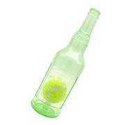 TyCylKu Dog Chew Toy Beer Bottle, Squeaky Bottle With Tennis Ball Dog Toy, Interactive Dogs Toys - Funny Squeaky Cruncher Chew Toys, Bite Resistant Pet Chewing Accessories, Bottles W Ball For Chewers