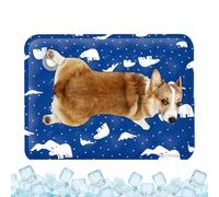 TyCylKu Dog Cooling Mat 19.69x23.62 Inch Gel Leakproof Washable | Cooling Pet Pad for Bed Floor Crate Car Seat Kennel, Cat Dog Kitten Puppy Small Animals